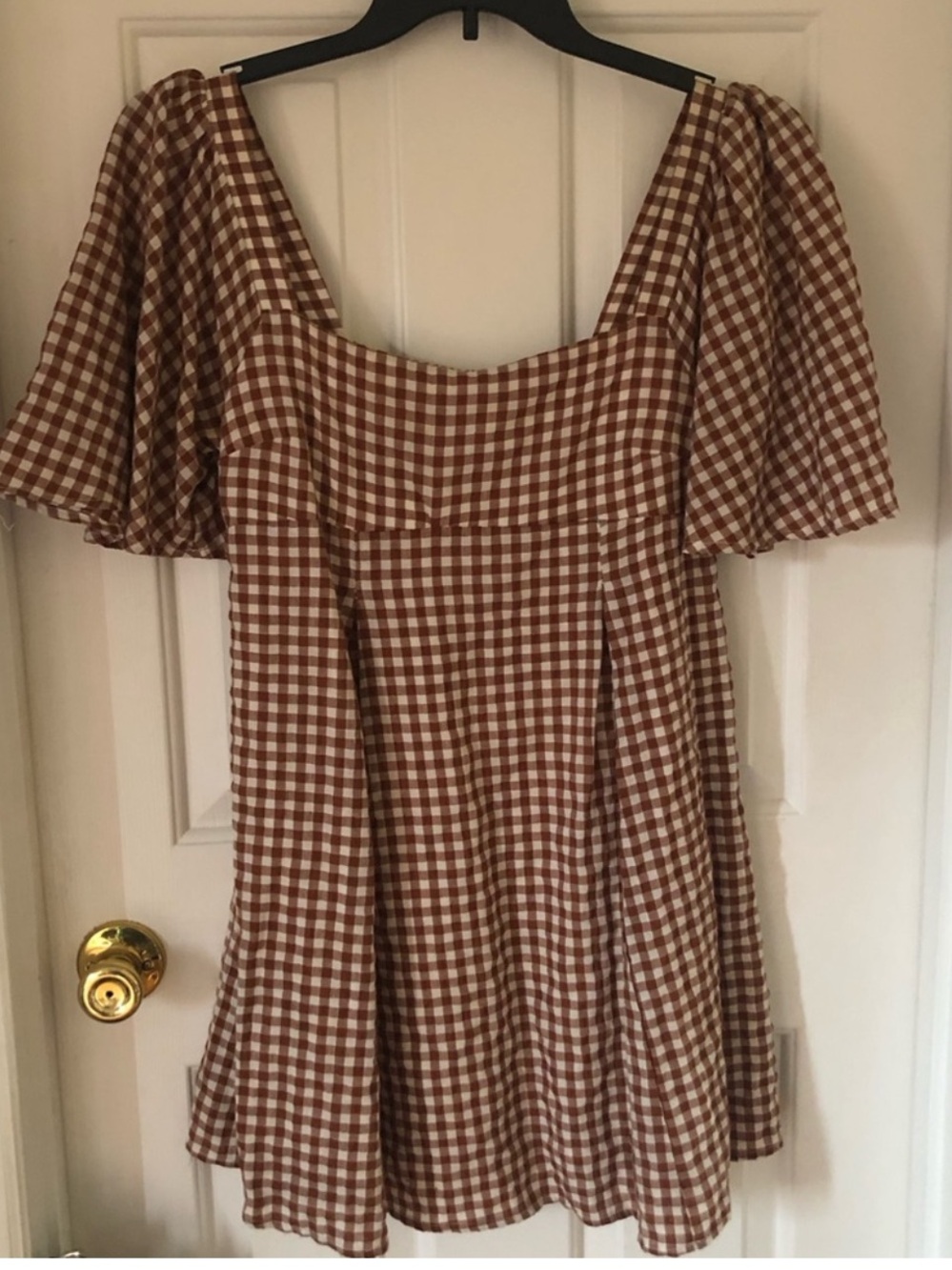 By Together Brown Gingham Dress